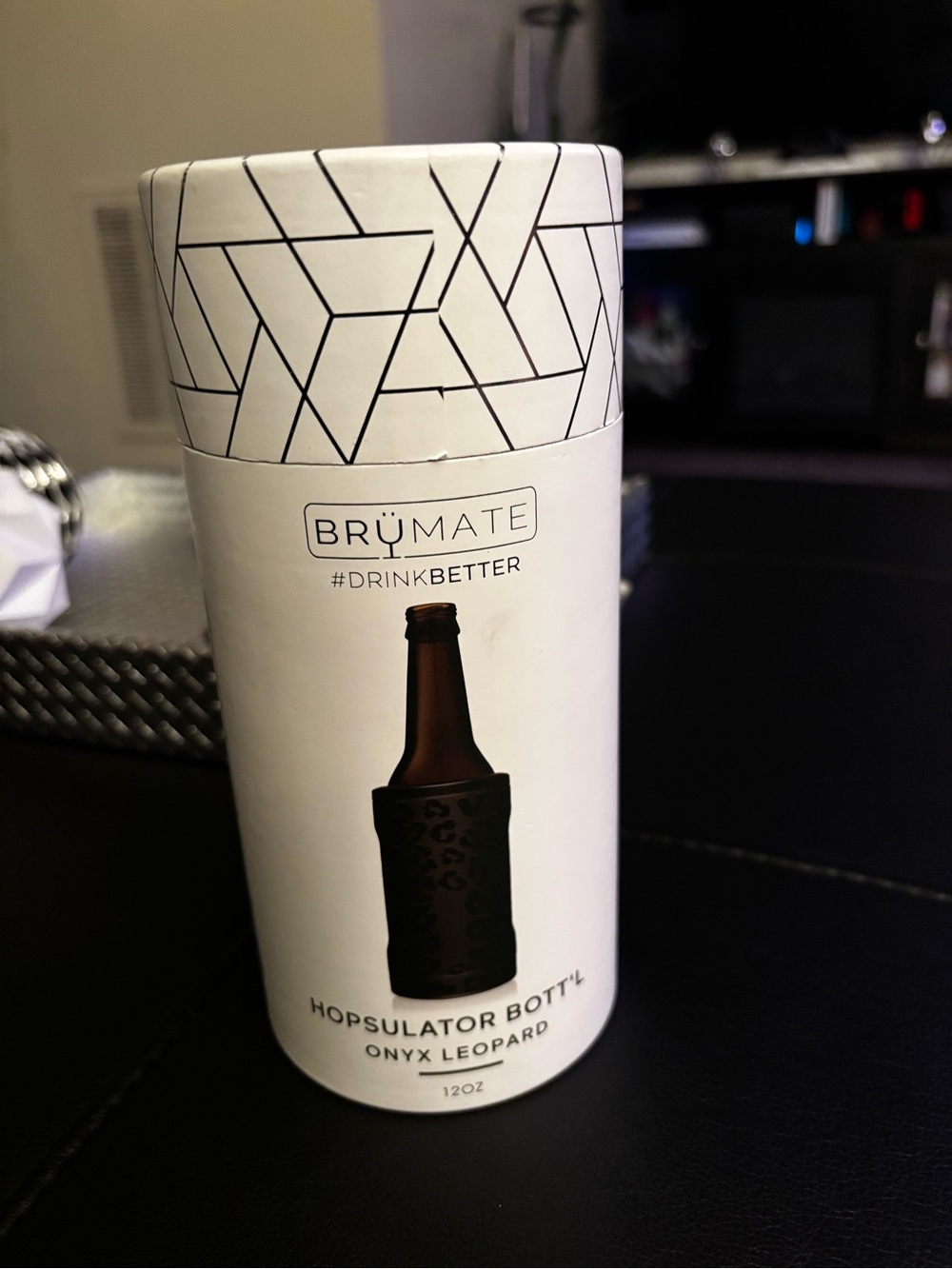 NEW BrüMate HOPSULATOR BOTT’L ONYX LEOPARD 12oz NIB